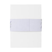 Purple Lavender Wedding 招待状ベリーバンド (裏面例)