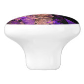 Purple leaves セラミックノブ (側面)