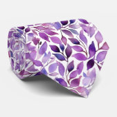 Purple Leaves ネクタイ (ロール)