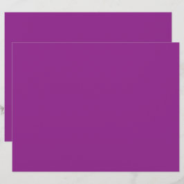 Purple Letterhead | 高級感あるビジネスブランディング レターヘッド