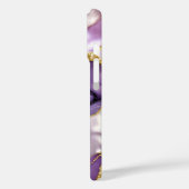 Purple Levander Marble Phone Case Gold Luxury Case-Mate iPhoneケース (裏面 / 左)