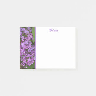 Purple Lilacs Balance Post-It Notes ポストイット