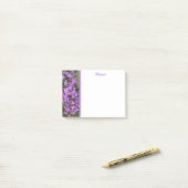 Purple Lilacs Balance Post-It Notes ポストイット (デスク上)
