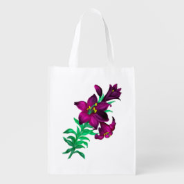 Purple Lilies  エコバッグ