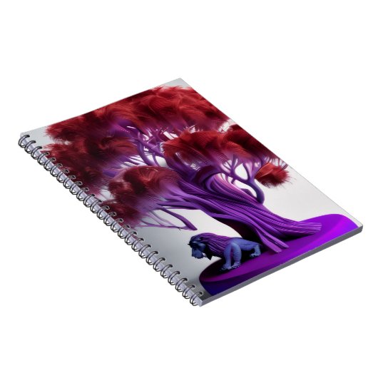 Purple lion tree Notebook ノートブック (右側)