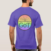 Purple Litermancer TシャツとHouse totems Tシャツ (裏面)