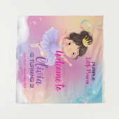 Purple Little Princess Ball タペストリー (正面(横))