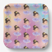 Purple Little Princess Ball ペーパープレート (正面)