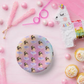 Purple Little Princess Ball ペーパーボウル (パーティー)