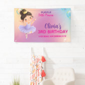 Purple Little Princess Ball Banner 横断幕 (インサイチュ)