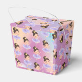 Purple Little Princess Ball Favor Box フェイバーボックス (裏面サイド)
