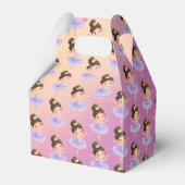 Purple Little Princess Ball Favor Box フェイバーボックス (裏面サイド)