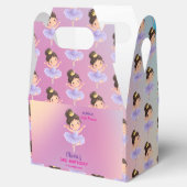 Purple Little Princess Ball Favor Box フェイバーボックス (オープン)