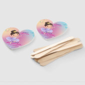 Purple Little Princess Ball Set of Fans ハンドファン (組立なし)
