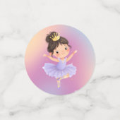 Purple Little Princess Ball Table Confetti コンフェッティ (スモール正面)