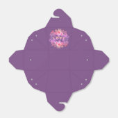 Purple LOVE in Water Color花 フェイバーボックス (折り畳みなし)