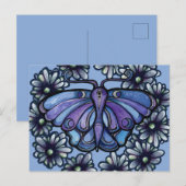Purple Luna Moth MoonChild Moon Moths              ポストカード (正面/裏面)