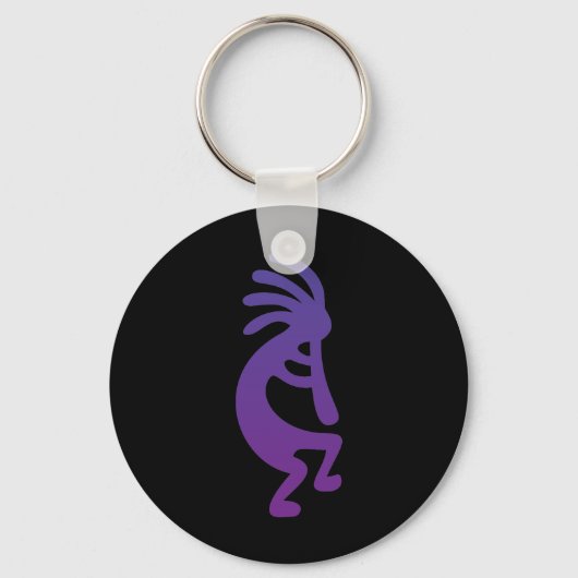 Purple Magic Kokopelli キーホルダー (正面)