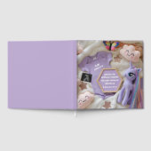 Purple Magical Unicornベビー写真集 ゲストブック (全面)