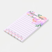 Purple Magnoliaメッセージ離れの投稿ノート ポストイット (アングル)