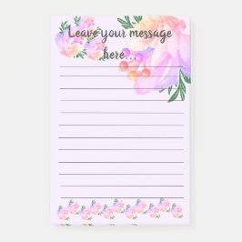 Purple Magnoliaメッセージ離れの投稿ノート ポストイット