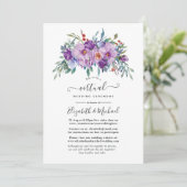 Purple Magnoliasとバラオンライン仮想結婚機器 招待状 (スタンド正面)