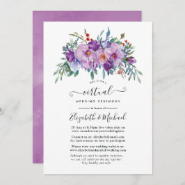 Purple Magnoliasとバラオンライン仮想結婚機器 招待状