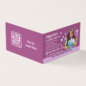 Purple Maid Janitorial Lady House Cleaning Service 名刺 (外部)