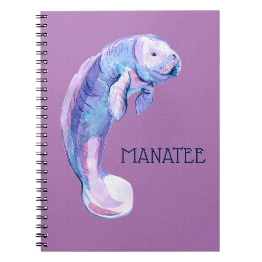 Purple manatee ノートブック (正面)