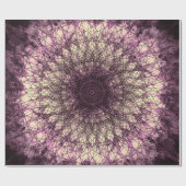 Purple Mandala ラッピングペーパー (フラット)