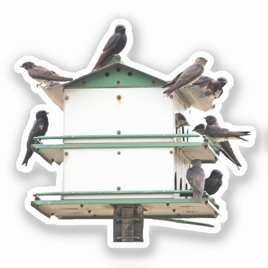 Purple Martin House シール (正面)