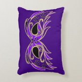 Purple Masquerade Mask アクセントクッション (正面(垂直))