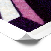 Purple Match - Matchbox Print - Czech Wall Art ポスター (角)