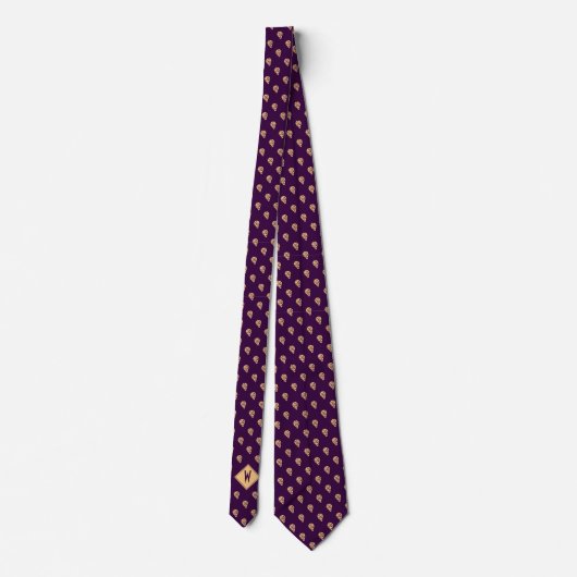 Purple Math Teacher Arithmetic ネクタイ (裏面)