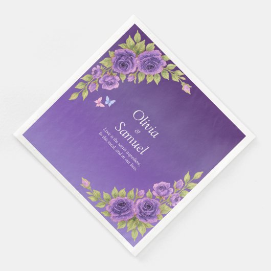 Purple Mauve Flowers & White Wedding (コーナー)
