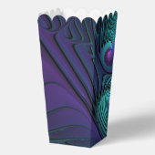 Purple meets Turquoise modern abstract Fractal Art フェイバーボックス (裏面)