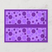 Purple MermaidとMerfaery Bookmarks ポストカード (裏面)