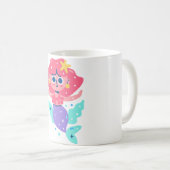 Purple mermaid コーヒーマグカップ (正面右)