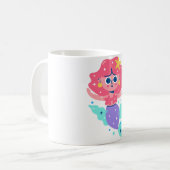 Purple mermaid コーヒーマグカップ (正面左)