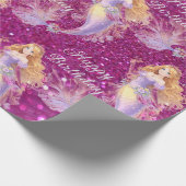 Purple mermaid  ラッピングペーパー (角)