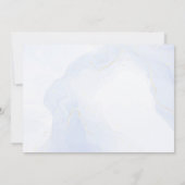 Purple Mermaid 2nd Birthday Two the Sea Photo 招待状 (裏面)