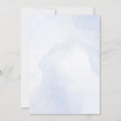 Purple Mermaid 5th Birthday Five the Sea  招待状 (裏面)