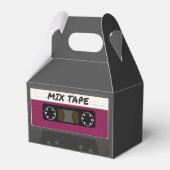 Purple Mix Tape - 80sおよび90sレトロインスパイアギフト フェイバーボックス (裏面サイド)