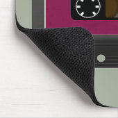 Purple Mix Tape - 80sおよび90sレトロインスパイアギフト マウスパッド (コーナー)