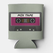 Purple Mix Tape - 80sおよび90sレトロインスパイアギフト 缶クーラー (正面)