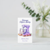 Purple Mixer Bread Bakery Pastry Chef  名刺 (スタンド正面)