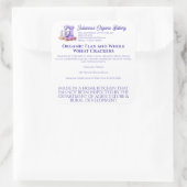 Purple Mixer Bread Bakery Pastry Chef Food Product スクエアシール (バッグ)