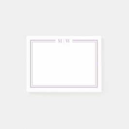Purple Monogram ポストイット