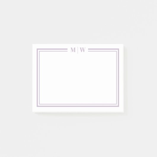Purple Monogram ポストイット (正面)