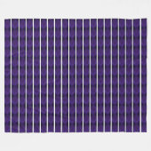 Purple moon フリースブランケット (正面(横))